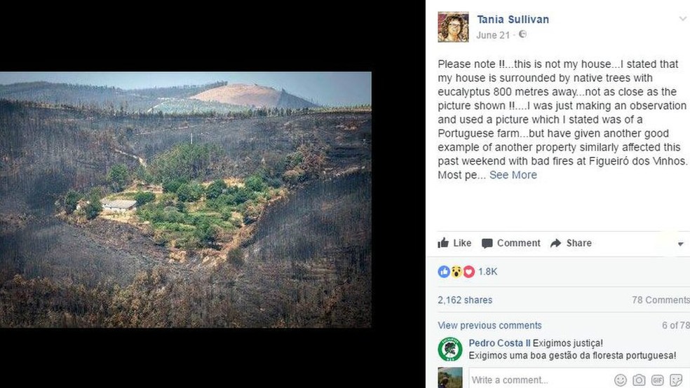 Postagem no Facebook motivou quase 2 milhões de reações (Foto: Reprodução/Facebook)