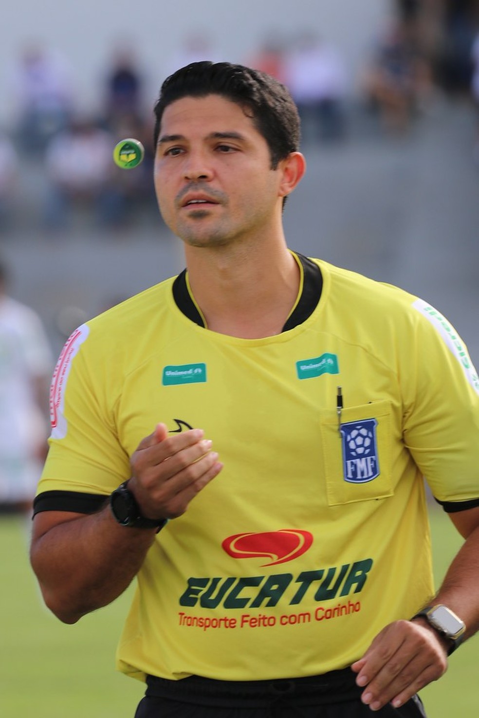Rafael Odílio, árbitro da FMF — Foto: AssCom Dourado