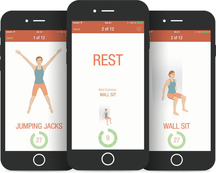 App 7 Minute Workout Seven promete apenas sete minutos de exercícios (Foto: Divulgação)