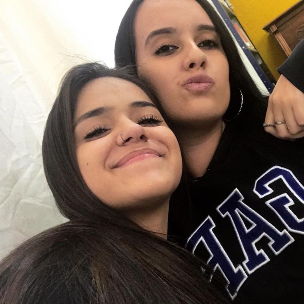 Giovanna e Eduarda são amigas desde 2017 em Sorocaba — Foto: Arquivo pessoal