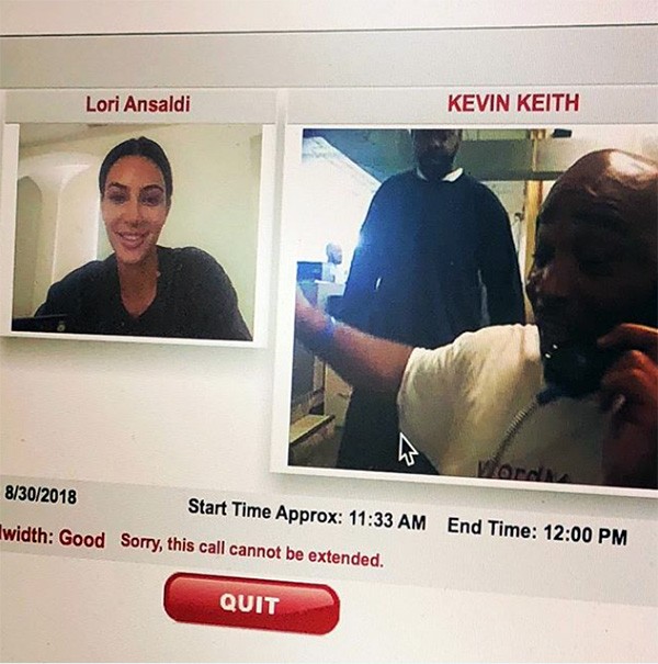 Kim Kardashian e Kevin Keith (Foto: Instagram)