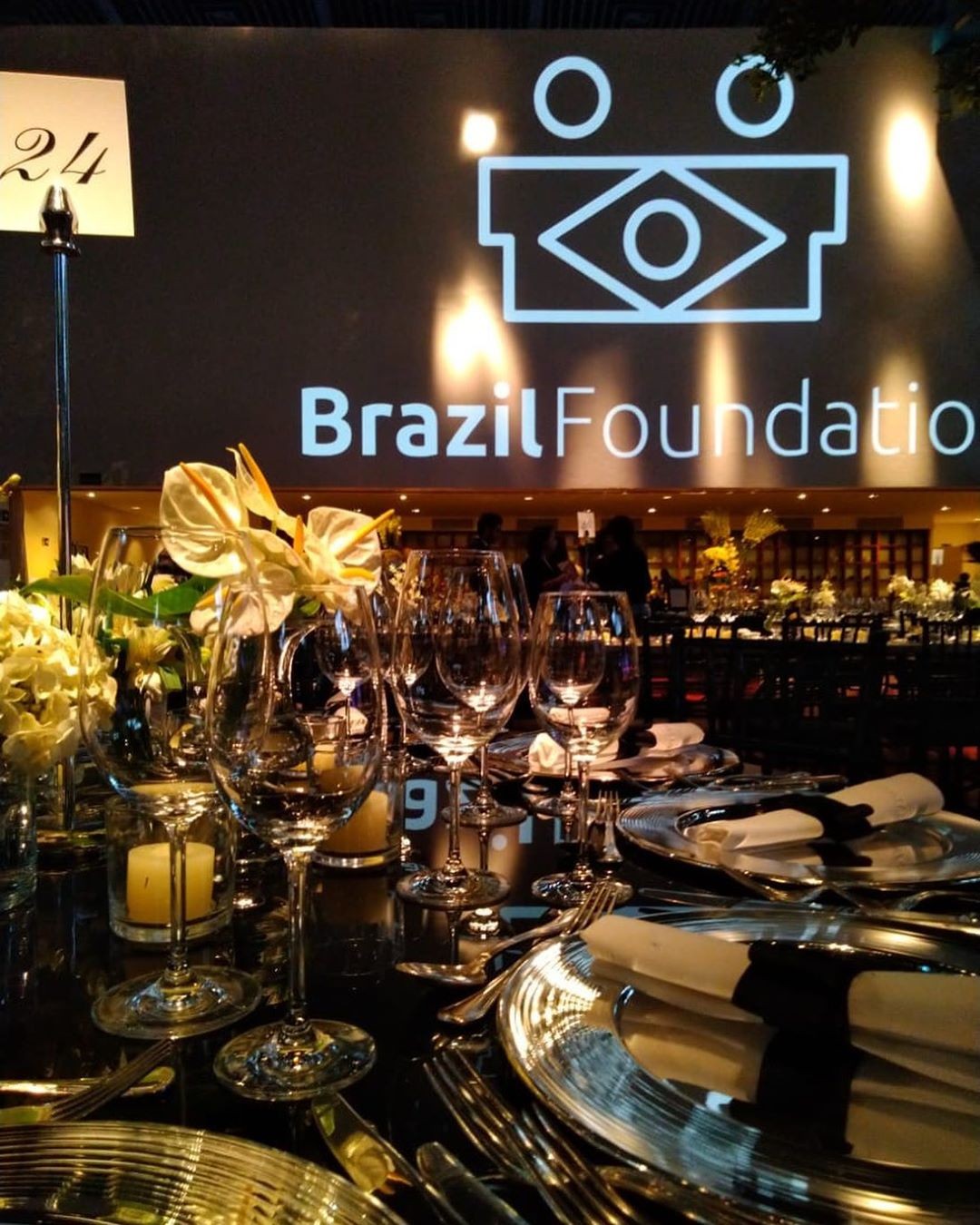 Decoração Brazil Fundation (Foto: Reprodução/Instagram)