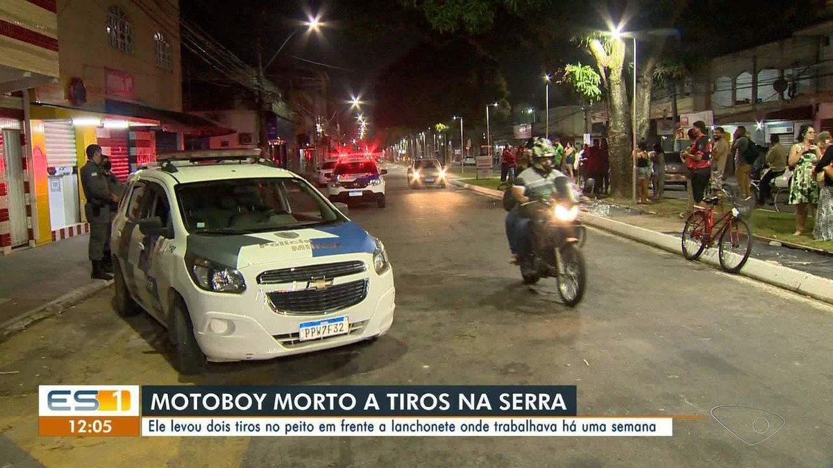 Motoboy Morto A Tiros Na Frente De Lanchonete Na Serra Es Esp Rito