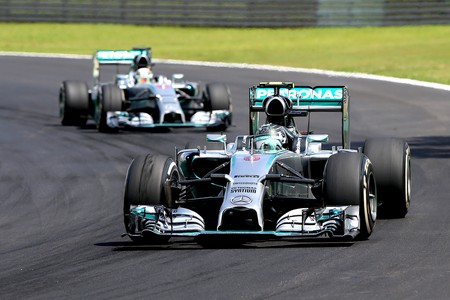 GP Brasil Fórmula 1 - Nico Rosberg e Hamilton (Foto: Getty Images)