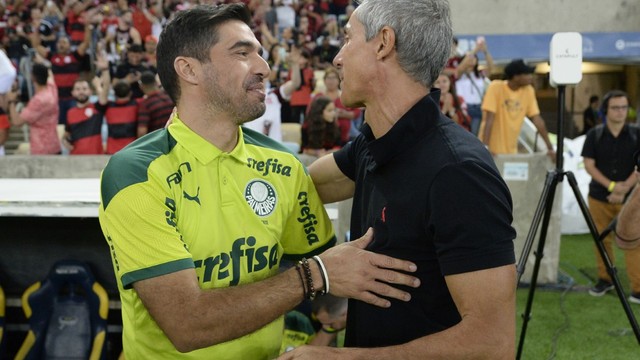 Abel Ferreira e Paulo Sousa - Flamengo x Palmeiras