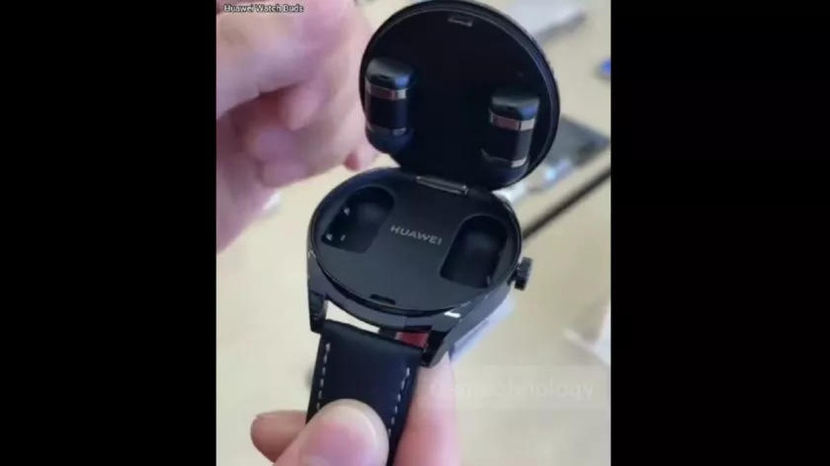 Smartwatch da Huawei tem espaço secreto para fones de ouvido