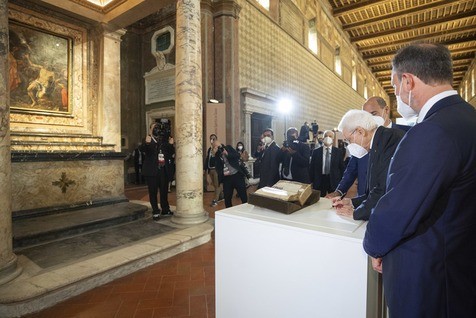 O complexo de Santo Spirito in Saxia, o hospital mais antigo da Europa, foi reaberto ao público em Roma, na Itália (Foto: Agência ANSA)