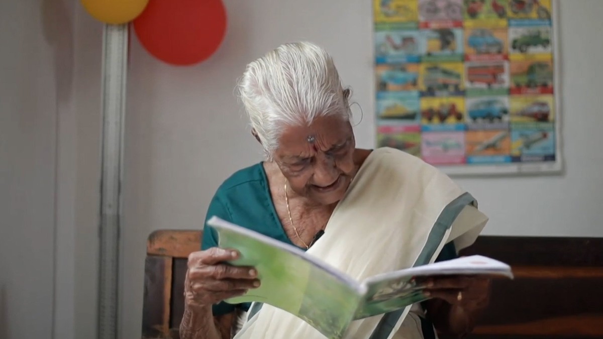 The woman who decided to learn to read at age 104