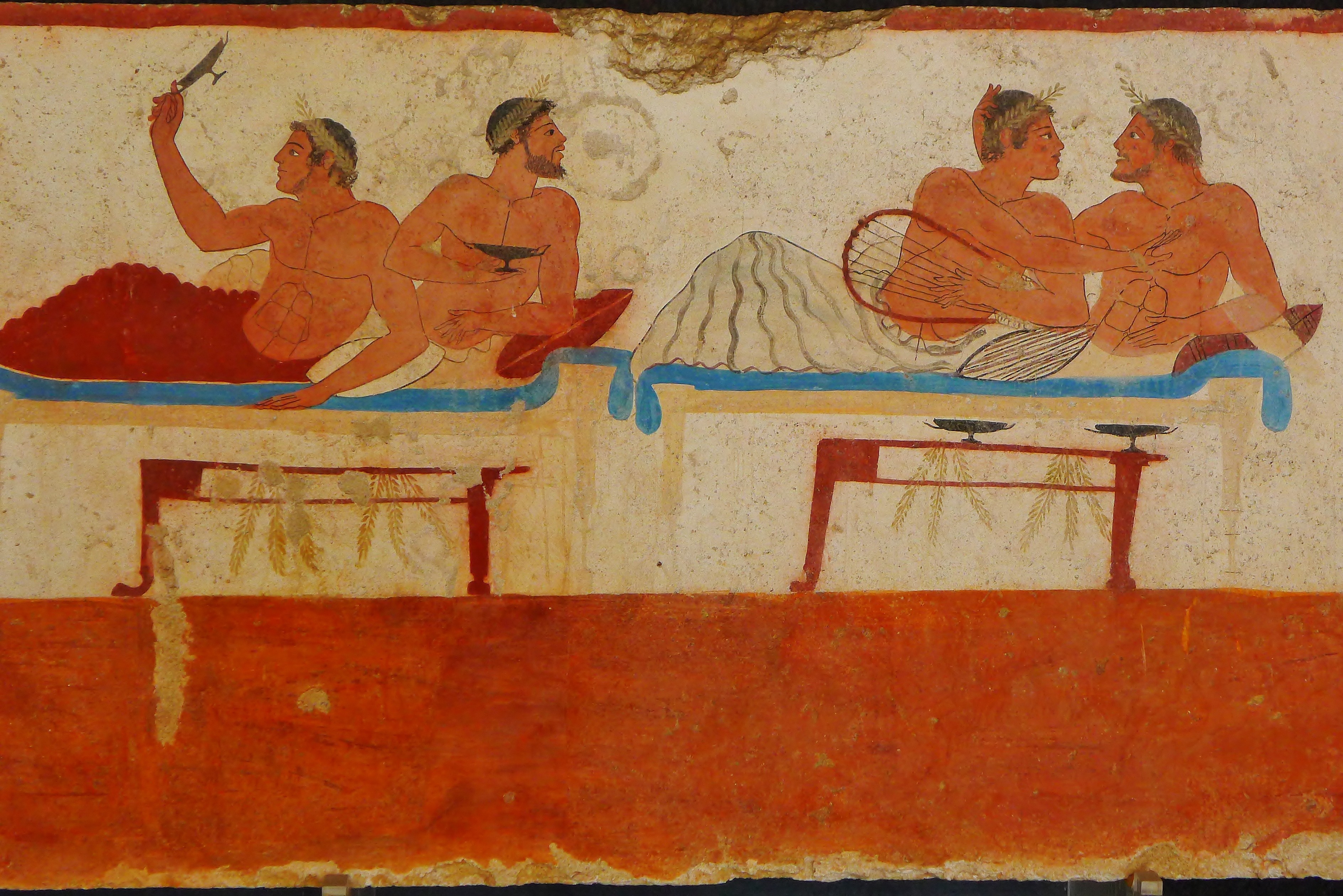 Além do gosto por festas, a imagem mostra que a homossexualidade não era nenhum tabu na Grécia Antiga (Foto: Teseum/flickr/creative commons)