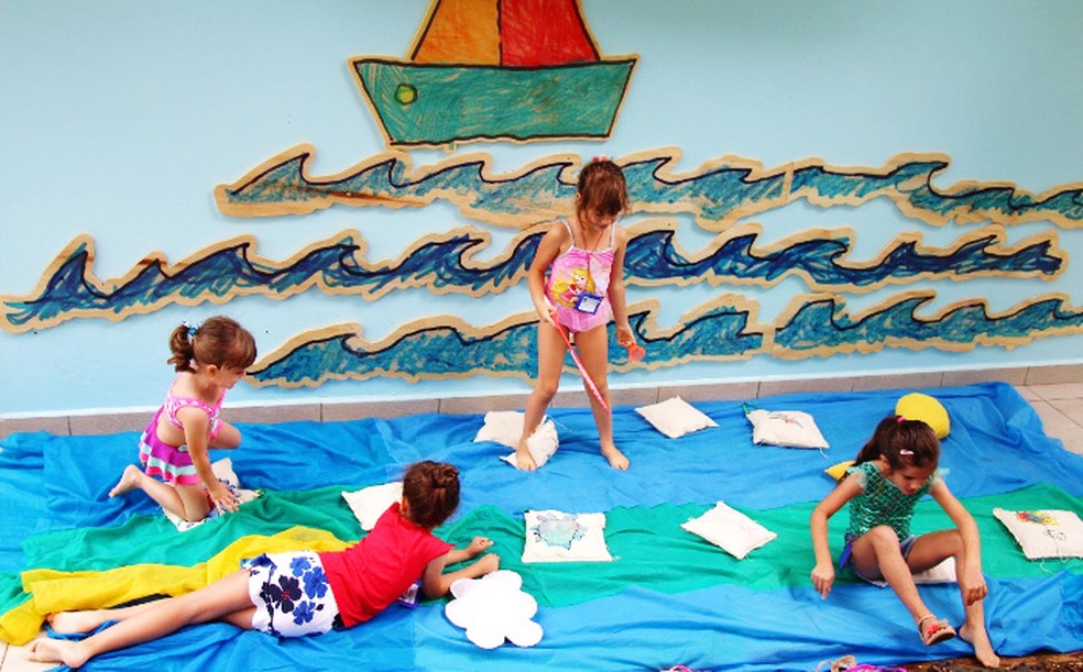 As aulas serÃ£o ministradas com oficinas, jogos, brincadeiras e piqueniques no parque.  â Foto: ColÃ©gio Uirapuru/DivulgaÃ§Ã£o