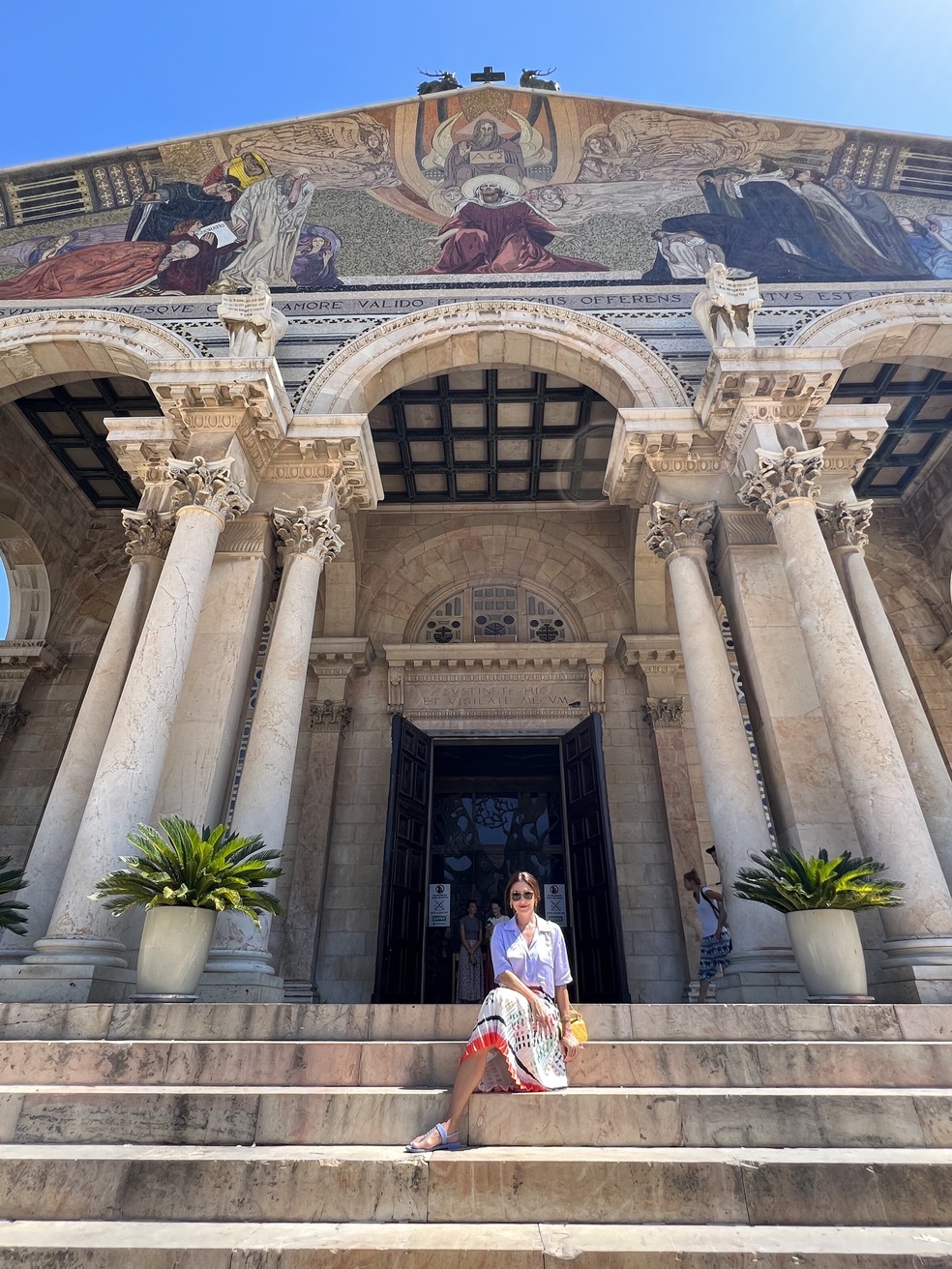 Basílica da agonia: arquitetura surpreendente do lugar que é um marco religioso — Foto: Acervo pessoal