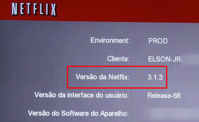 Netflix em versões muito antigas pode estar relacionado com erro NW-4-8 (Foto: Reprodução/Elson de Souza)
