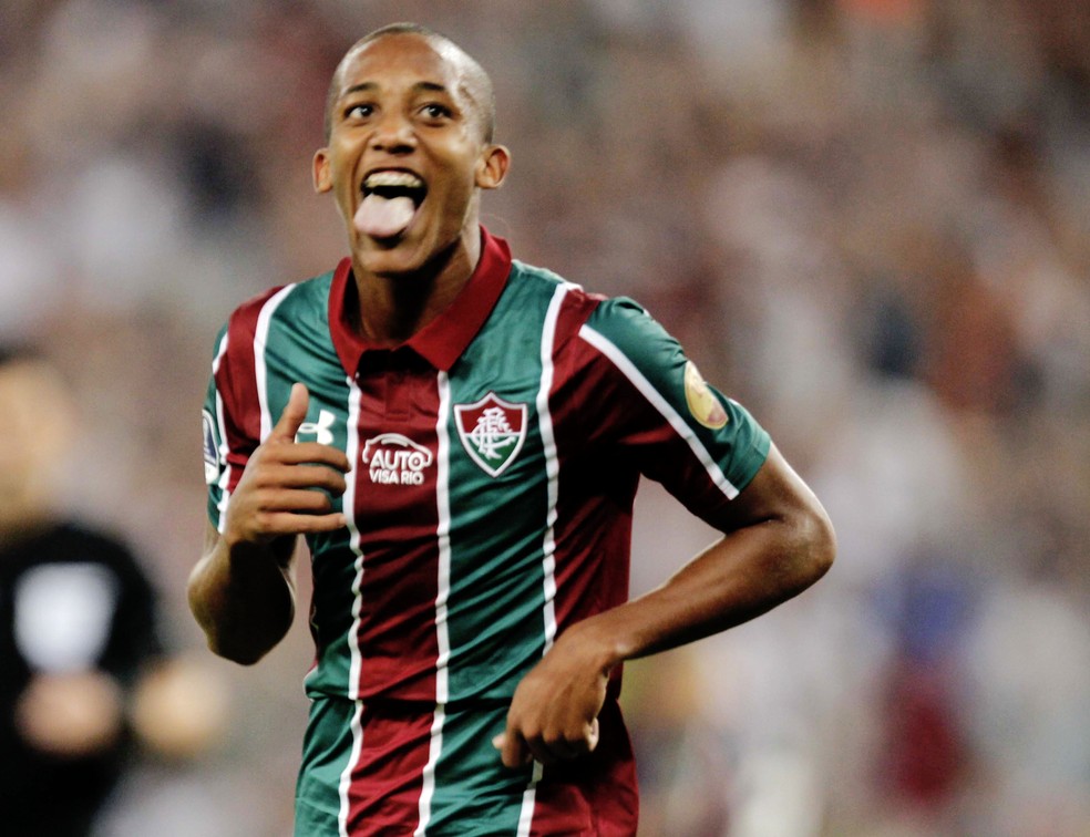 João Pedro, atacante do Fluminense — Foto: André Durão