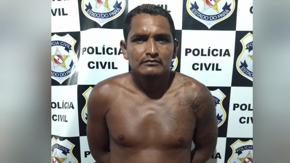 'Erlinho' foi preso na comunidade Vila Nova, em SantarÃ©m â€” Foto: PolÃ­cia Civil/DivulgaÃ§Ã£o