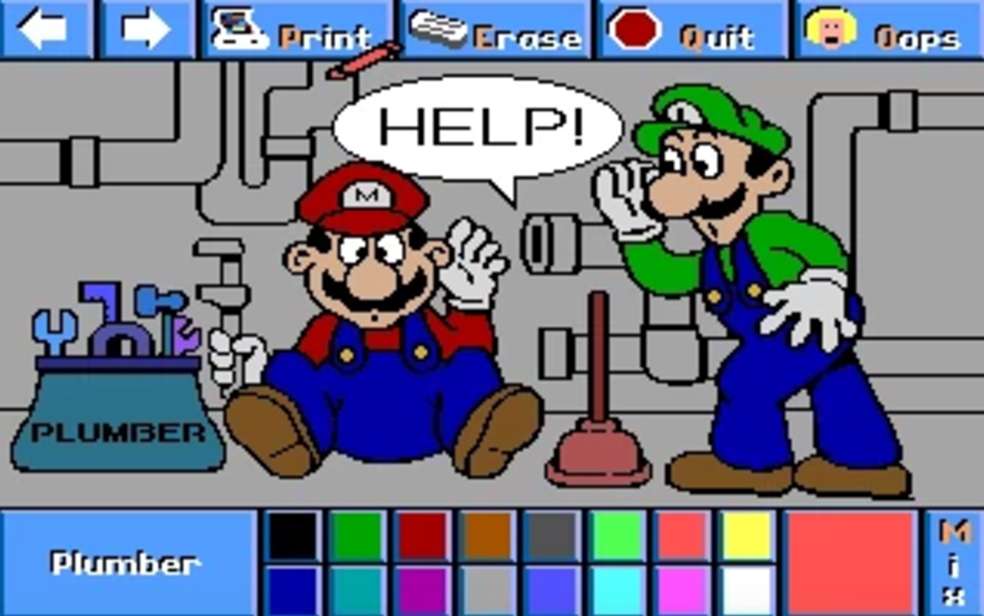 Mario teaches typing 2 free