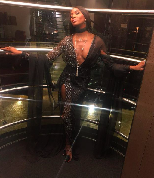 Naomi Campbell pronta para o Bolshoi Gala Concert (Foto: Reprodução/Instagram)