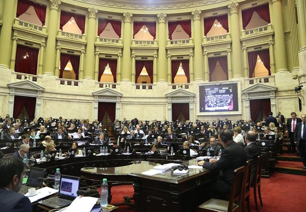 Câmara dos Deputados aprova reforma da Previdência na Argentina (Foto: Cámara de Diputados/EFE)