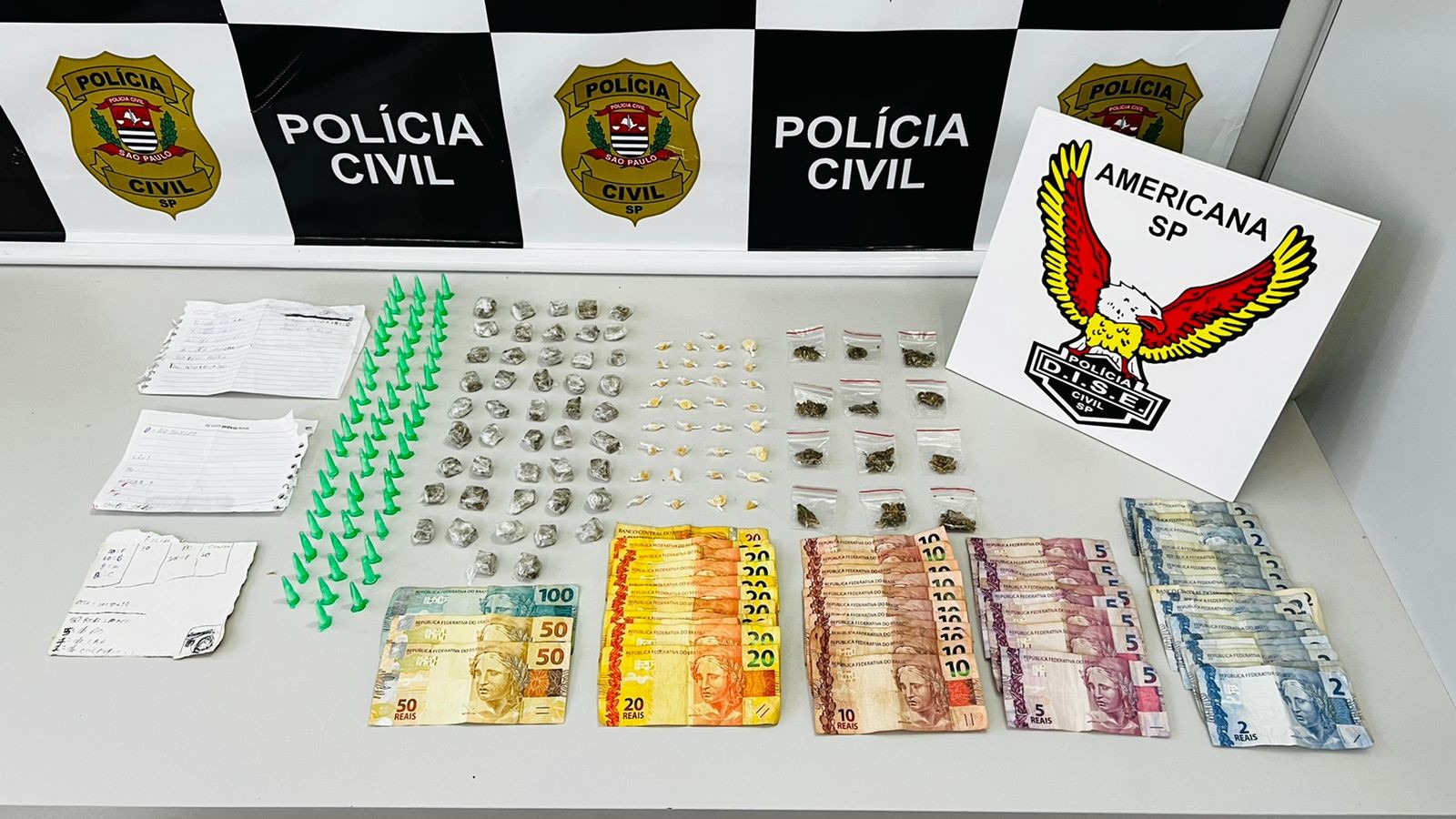Polícia Civil prende suspeito de tráfico de drogas em favela de Americana