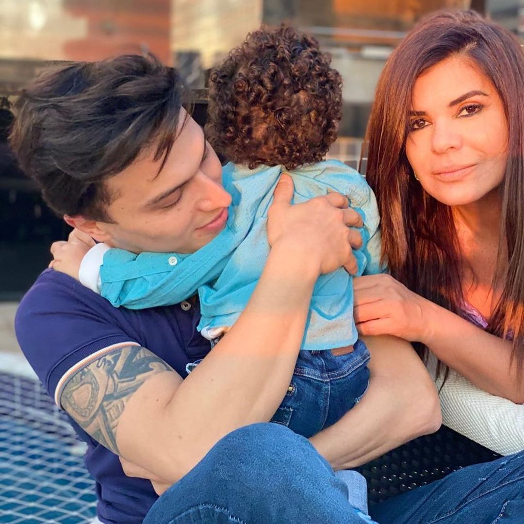 Mara Maravilha com Gabriel Torres e o filho, Benjamim (Foto: Reprodução/Instagram)