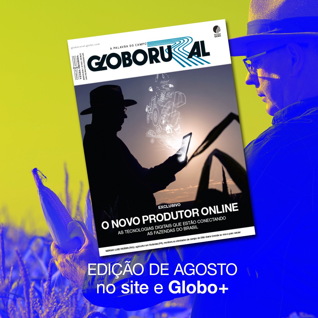 Revista Globo Rural de agosto (Foto: Estúdio de Criação)
