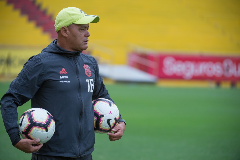 Wagner Miranda, preparador de goleiros do Flamengo — Foto: Alexandre Vidal/Flamengo