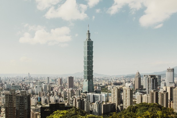 Overview of Taipei 101 from Elephant Mountain (Foto: Getty Images)