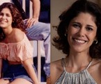 Juliana Martins em 'Malhação' e, 18 anos depois, em 'Copa hotel' | Arquivo e Daniel Barjas