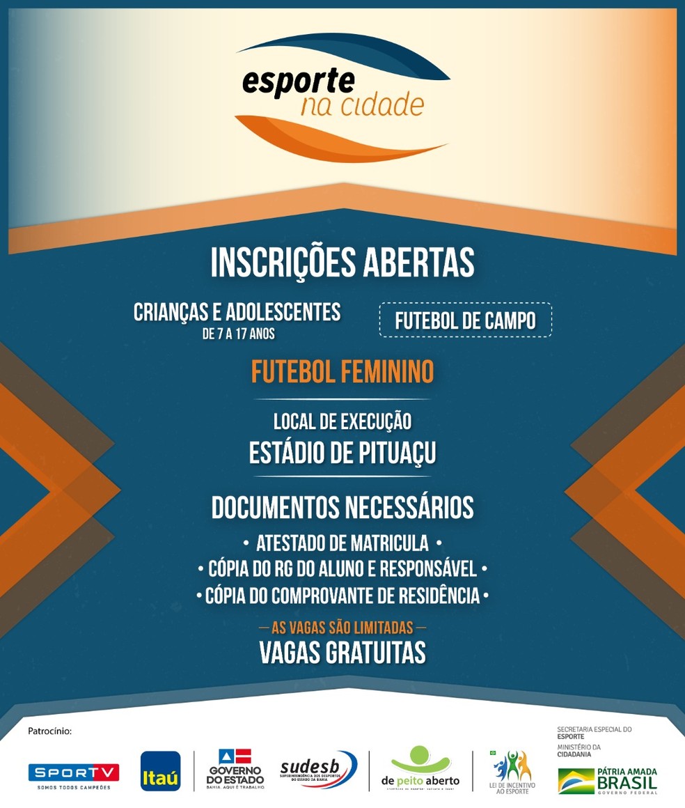 Projeto Esporte na Cidade oferece vagas para oficina de futebol feminino — Foto: Divulgação