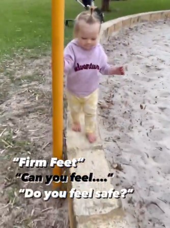 Fisioterapeuta dá dicas de frases para falar (e para não falar) quando crianças fazem algo perigoso (Foto: Reprodução/Instagram/Nicole- Baby Kid & Teen Physio)