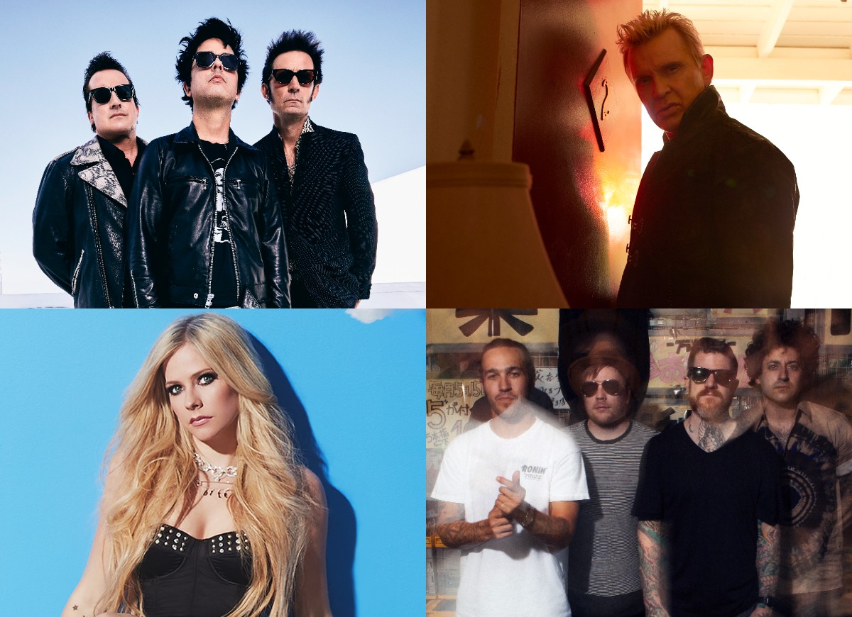 Green Day, Billy Idol, Avril Lavigne e Fall Out Boy (Foto: Divulgação)