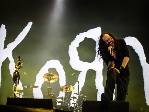 Korn é a última atração do Palco Sunset neste sábado (19), segundo dia de Rock in Rio (Foto: Fabio Tito/G1)
