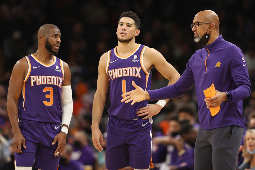 Monty Williams é o técnico do Phoenix Suns — Foto: Christian Petersen/Getty Images