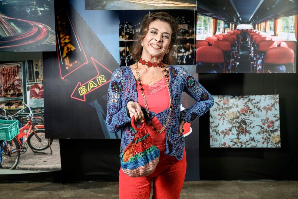 Em 'A Dona do Pedaço', Betty Faria interpreta Cornélia, mãe de Eusébio (Marco Nanini), casada com Chico (Tonico Pereira) — Foto: TV Globo/João Miguel Jr.