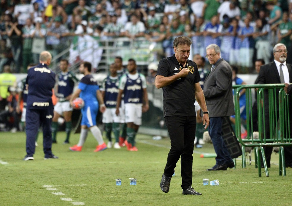Cuca Palmeiras x São Paulo — Foto: Marcos Ribolli