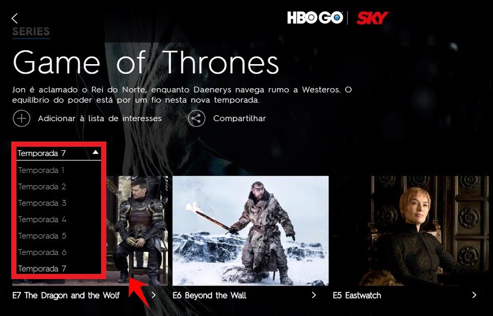 Game Of Thrones 2019 Como Assistir A Serie No Celular Ou Pc Pela Hbo Go Audio E Video Techtudo