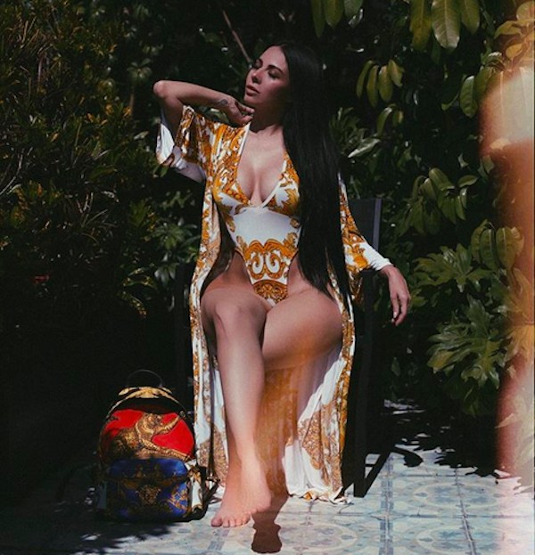 A modelo Jimena Sanchez, conhecida nas redes sociais como a Kim Kardashian mexicana (Foto: Instagram)