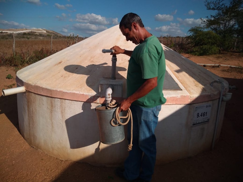 Validação do projeto 'Telha Oásis" aconteceu em uma comunidade da zona rural, na Paraiba — Foto: Ronaldo Justino/Arquivo Pessoal