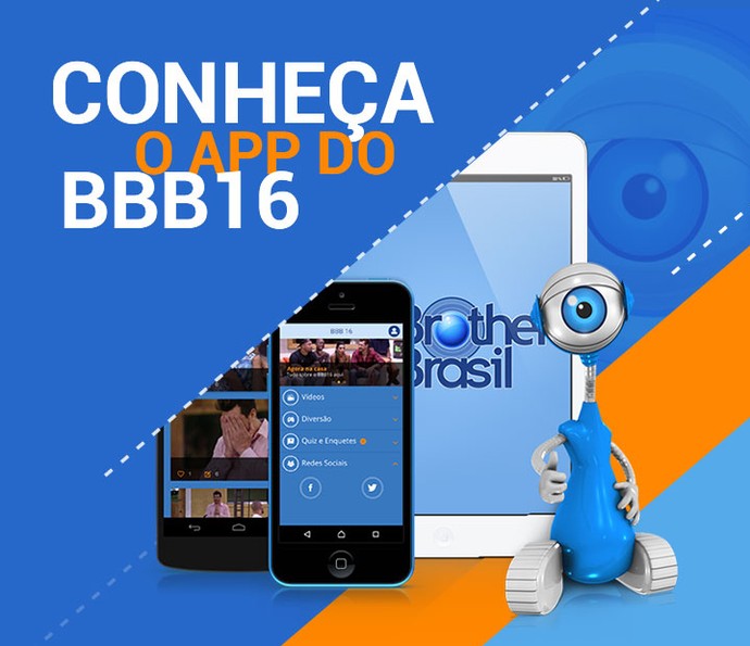 Aplicativo BBB16 (Foto: Big Brother Brasil / Gshow)