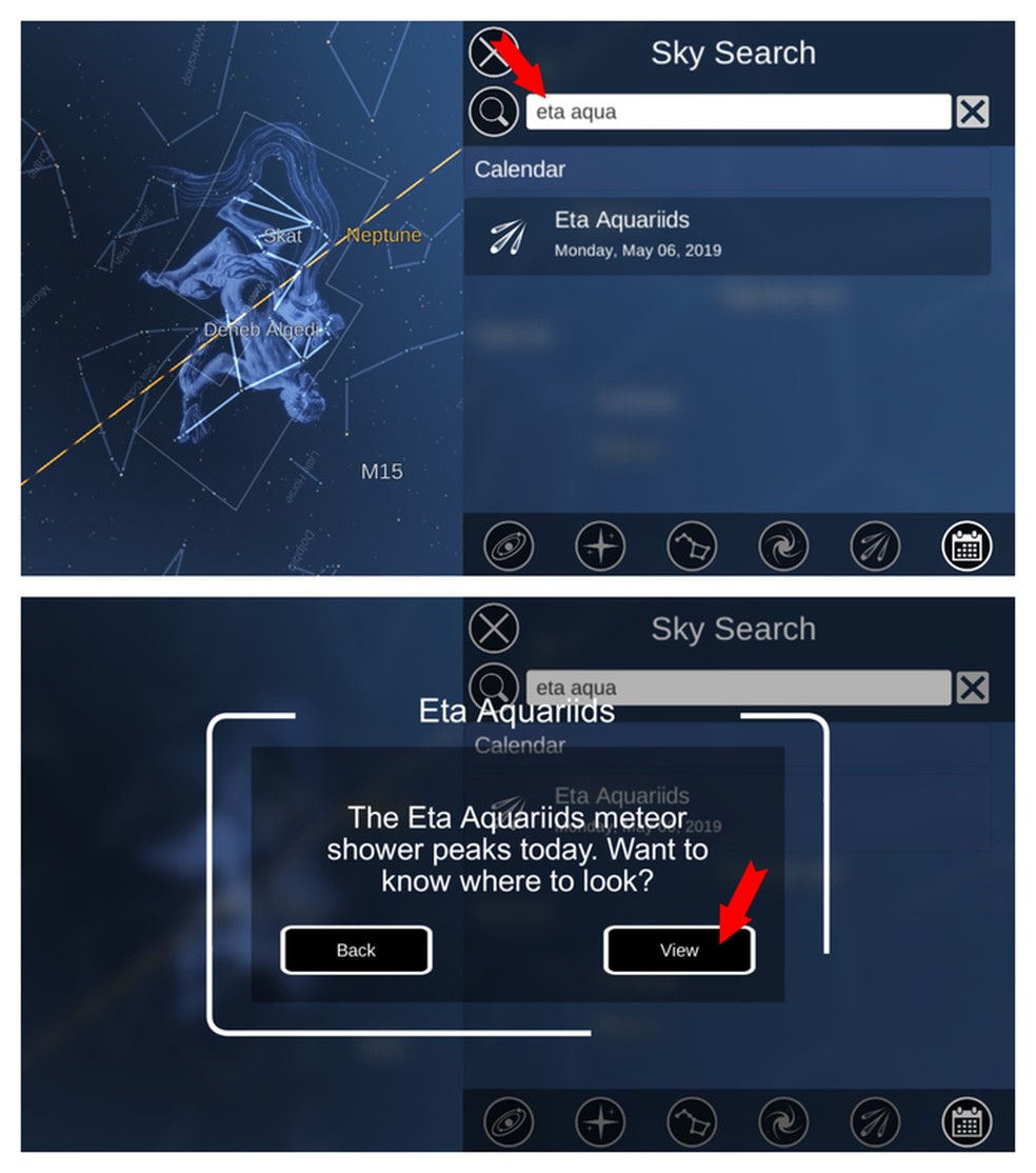 Região de fenômenos astronômicos previstos pode ser encontrada na agenda  — Foto: Reprodução/Adriano