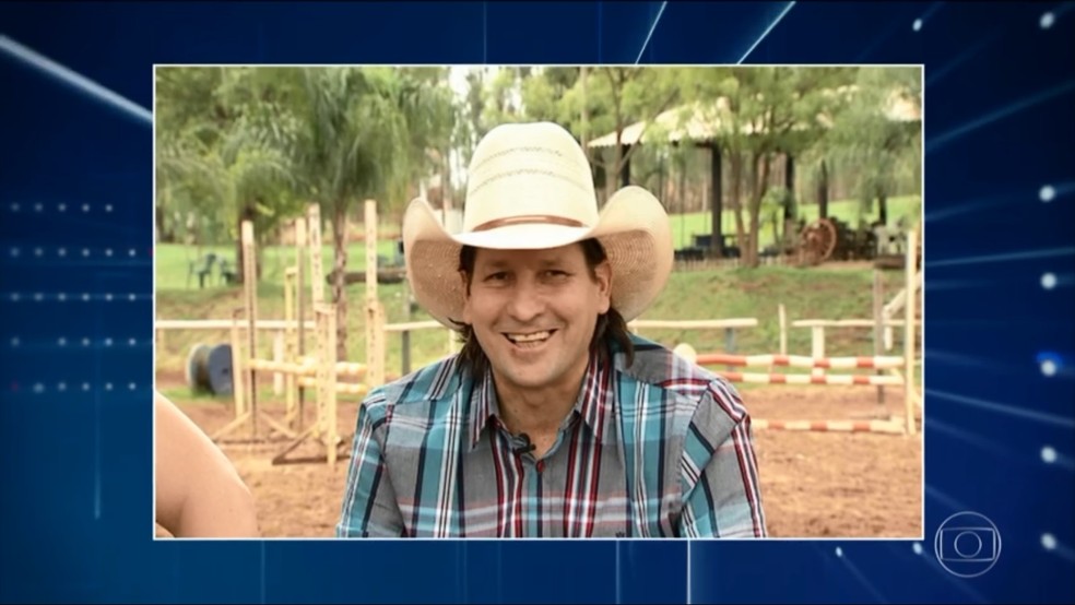 Locutor Asa Branca morreu em 2020 e foi enterrado em Turiúba (SP), no noroeste paulista, cidade onde nasceu — Foto: TV Globo/Reprodução