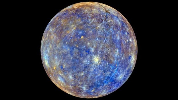 Mercúrio encolheu mais que a Lua (Foto: NASA/JOHNS HOPKINS UNIVERSITY APPLIED PHYSICS LAB)
