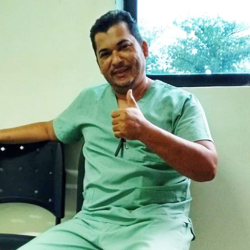 O técnico de enfermagem Luiz Alves de Brito, de 48 anos, morreu em Mossoró com Covid-19 — Foto: Redes sociais