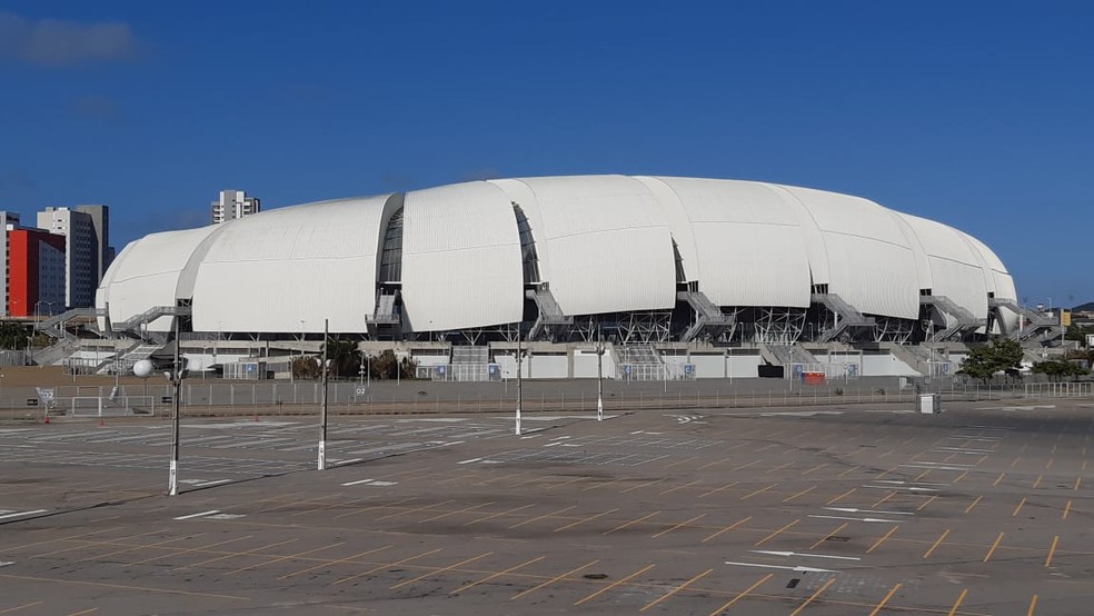 Arena das Dunas recebe prévia de carnaval neste sábado (12) — Foto: Sérgio Henrique Santos/Inter TV Cabugi