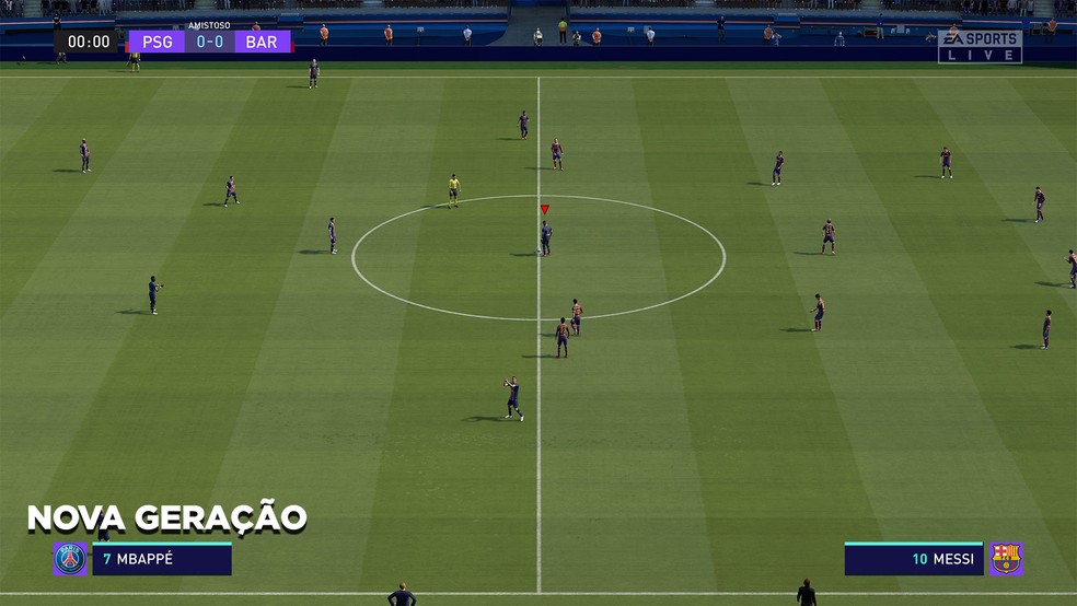 Versão de FIFA 21 da nova geração mostra mais detalhes e iluminação — Foto: Reprodução/Murilo Molina