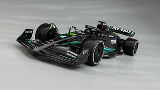 Novo carro da Mercedes para a temporada 2023 — Foto: Divulgação