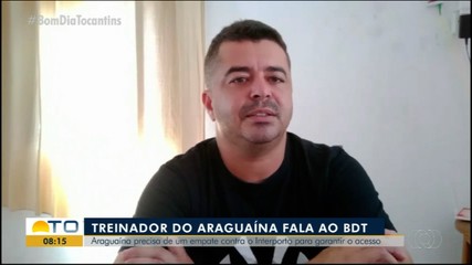 Araguaína precisa de um empate contra o Interporto para garantir vaga