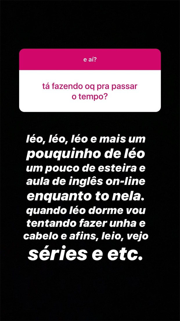 Marília Mendonça conversa com fãs no Instagram (Foto: Reprodução / Instagram)