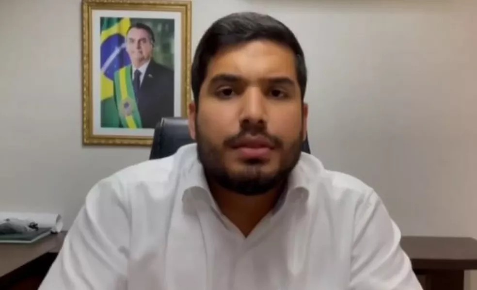 Deputado federal eleito André Fernandes publicou mensagem em rede social convocando pessoas para em Brasília que resultou na depredação da sede dos Três Poderes — Foto: Reprodução