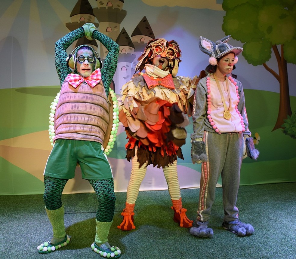 Peça infantil ficou em cartaz no Teatro do Clubinho durante todo o mês de junho. — Foto: Roberto Francisco/Divulgação.