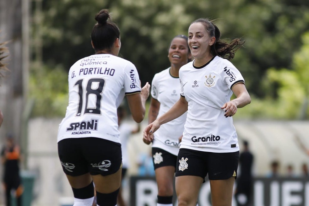 Corinthians x Ceará, Brasileirão feminino, Gabi Portilho — Foto: Rodrigo Gazzanel